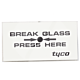 Spare Manual Call Point glass Tyco logo black text on white background