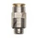Firetrace Tube Fitting, Tube to Thread, Straight, 4mm/6mm