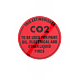 CO2 ID Sign - Thick Plastic 