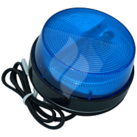 Blue strobe, 12V DC, LED version, water proof (B12VLED)