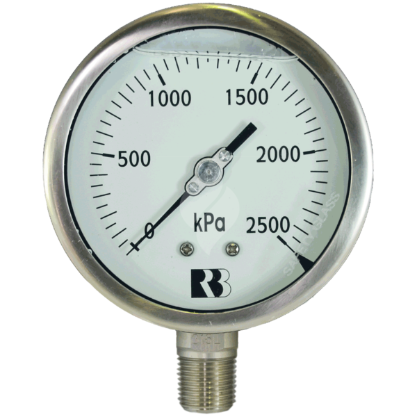 Pressure gauge hot sale kpa