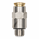 Firetrace Tube Fitting, Tube to Thread, Straight, 4mm/6mm