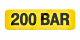 Ansul "200 Bar" label / Sticker