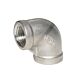 SS 1/4" NB BSPP 90 Deg Female/Female Elbow 