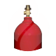 Kidde CO2 100lb Cylinder with American Flood Valve Shoulder Detail 81-870269-000