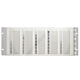 Vigilant 4U Door 5 x Zone Display door only (ME0457)