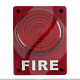Vigilant Red Surface Mount Weather Resistant Fire Alarm Strobe with BACKBOX 25mm - 24VDC