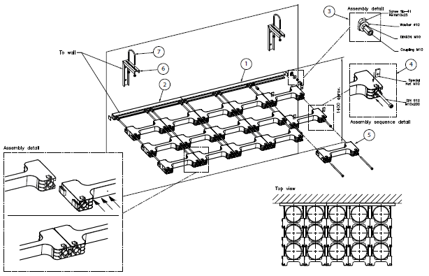 Hygood iFLOW Cylinder Mounting Matrix Bracket Clamp 36116293 diagram