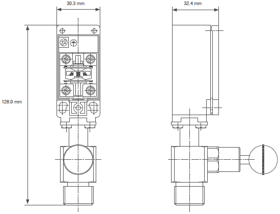 Hygood iFLOW manifold Discharge Pressure Switch 30330010 diagram