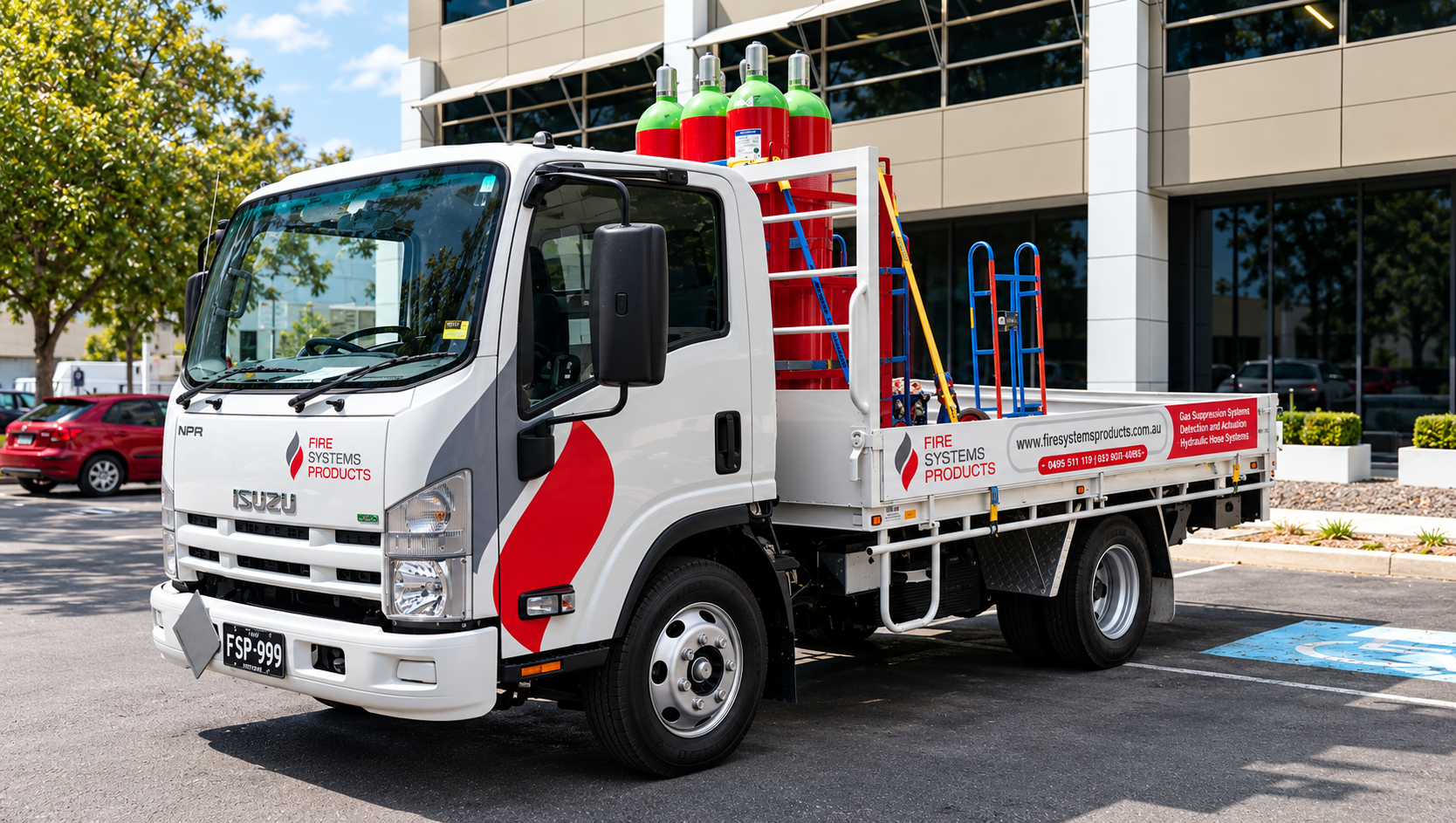 FSP cylinder transport truck